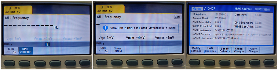 53220A Remote Communications Parameters